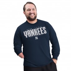 New York Yankees G-III Sports by Carl Banks Navy Adaptive Long Sleeve T-Shirt