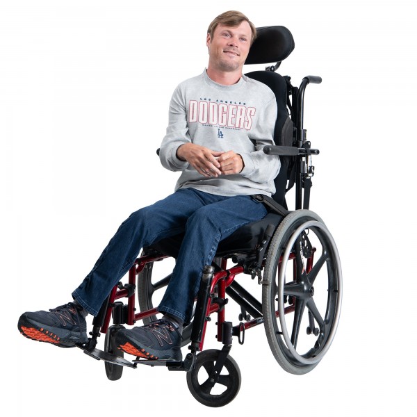 Los Angeles Dodgers G-III Sports by Carl Banks Gray Adaptive Long Sleeve T-Shirt