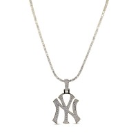 New York Yankees Gold 20 Logo Pendant Necklace