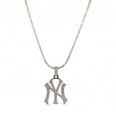 New York Yankees Gold 20 Logo Pendant Necklace