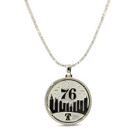 Кулон Philadelphia 76ers GLD 18K Yellow Gold Logo & 20 Tennis Chain
