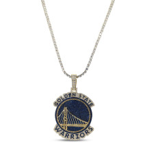 Кулон Golden State Warriors GLD 18K Yellow Gold Logo & 20 Tennis Chain