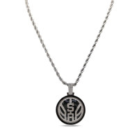 Кулон San Antonio Spurs GLD 14K White Gold Logo & 20 Rope Chain