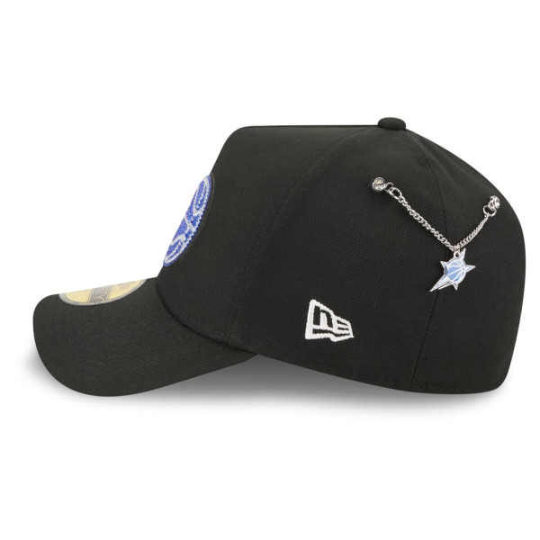 Бейсболка Orlando Magic New Era Black 2026 NBA Draft On-Stage Crystal A-Frame 59FORTY