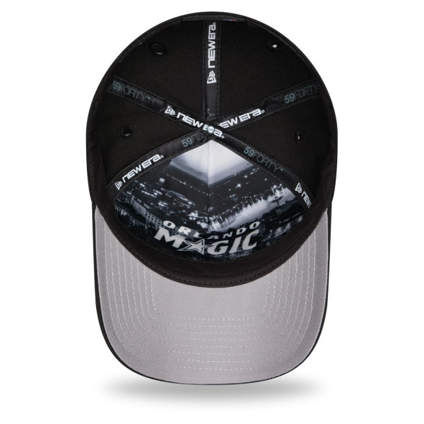 Бейсболка Orlando Magic New Era Black 2026 NBA Draft On-Stage Crystal A-Frame 59FORTY