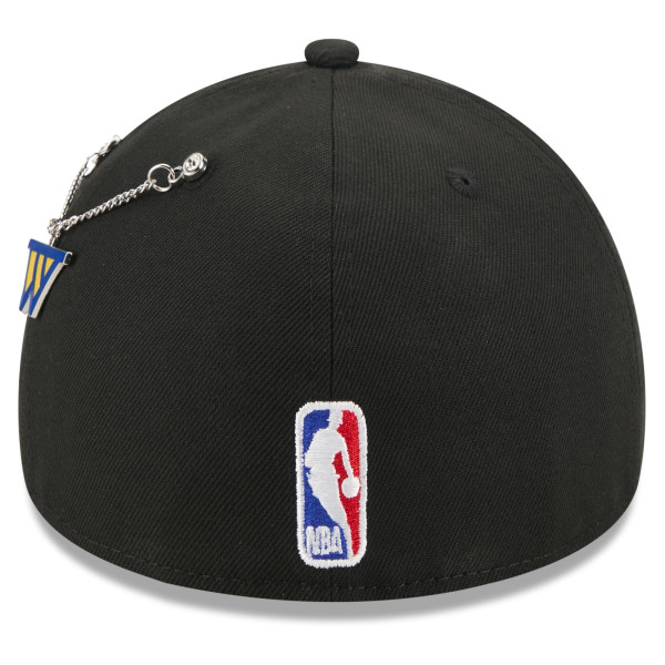 Бейсболка Golden State Warriors New Era Black 2026 NBA Draft On-Stage Crystal A-Frame 59FORTY