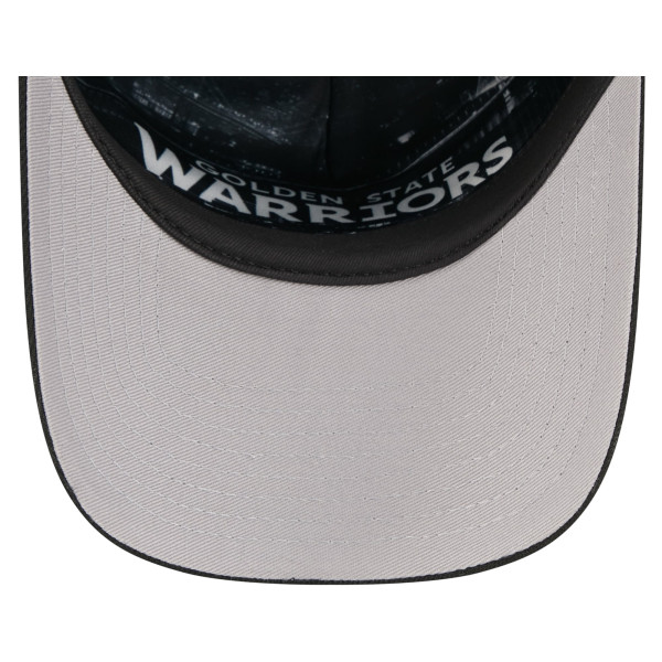 Бейсболка Golden State Warriors New Era Black 2026 NBA Draft On-Stage Crystal A-Frame 59FORTY