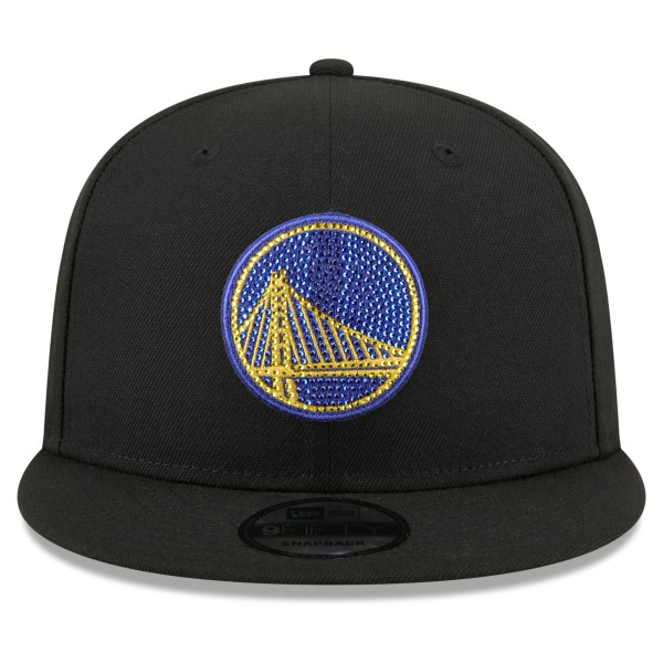 Бейсболка Golden State Warriors New Era Black 2026 NBA Draft Crystal 9FIFTY