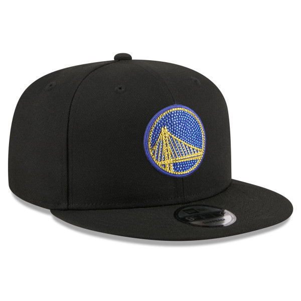 Бейсболка Golden State Warriors New Era Black 2026 NBA Draft Crystal 9FIFTY