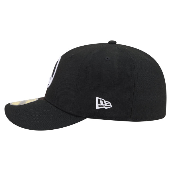 Бейсболка Golden State Warriors New Era Black Freedom Pre-Curved 59FIFTY
