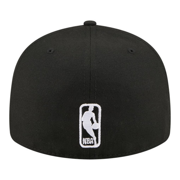 Бейсболка Brooklyn Nets New Era Black Freedom Pre-Curved 59FIFTY