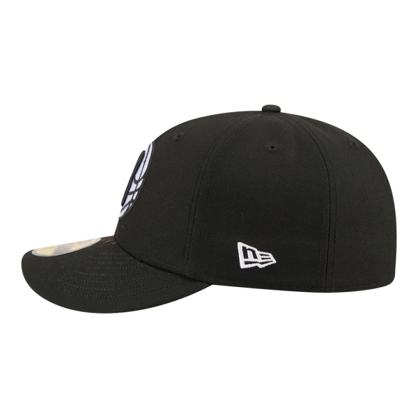 Бейсболка Brooklyn Nets New Era Black Freedom Pre-Curved 59FIFTY