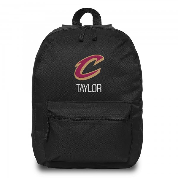 Cleveland Cavaliers Chad & Jake Black Primary Personalized Backpack