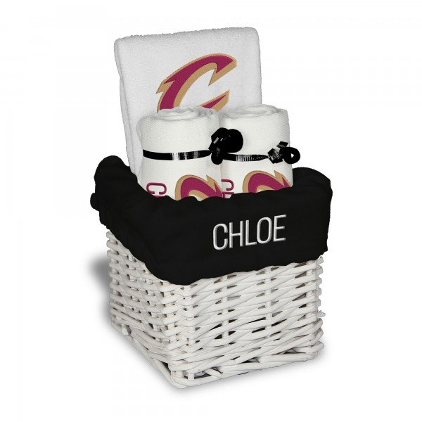 Малышам Cleveland Cavaliers Chad & Jake Primary Four-Piece Personalized Small Basket
