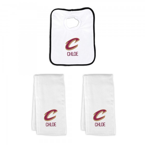 Малышам Cleveland Cavaliers Chad & Jake Primary Four-Piece Personalized Small Basket