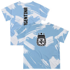 Детская Argentina National Team Vive La Fete Paint Brush T-Shirt - Light Blue