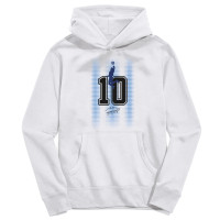 Подростковая Diego Maradona Argentina National Team Vive La Fete Number & Signature Pullover Hoodie - White