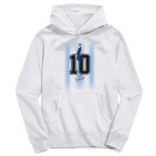 Подростковая Diego Maradona Argentina National Team Vive La Fete Number & Signature Pullover Hoodie - White