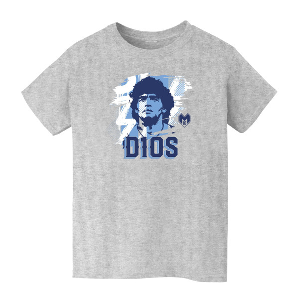 Подростковая Diego Maradona Argentina National Team Vive La Fete D10S T-Shirt - Gray