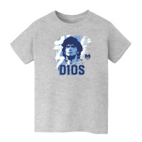 Детская Diego Maradona Argentina National Team Vive La Fete D10S T-Shirt - Gray