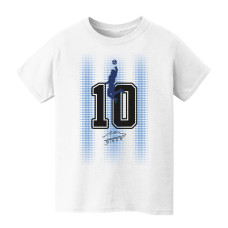 Детская Diego Maradona Argentina National Team Vive La Fete Number & Signature T-Shirt - White