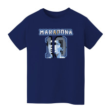 Подростковая Diego Maradona Argentina National Team Vive La Fete Name & Number T-Shirt - Navy