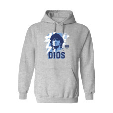 Женская Толстовка Diego Maradona Argentina National Team Vive La Fete D10S - Gray