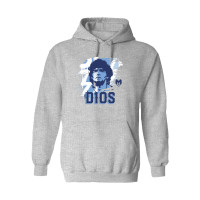 Толстовка Diego Maradona Argentina National Team Vive La Fete D10S - Gray