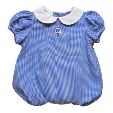 Детская France National Team Vive La Fete Girls Gingham Puffy Bubble Dress - Royal