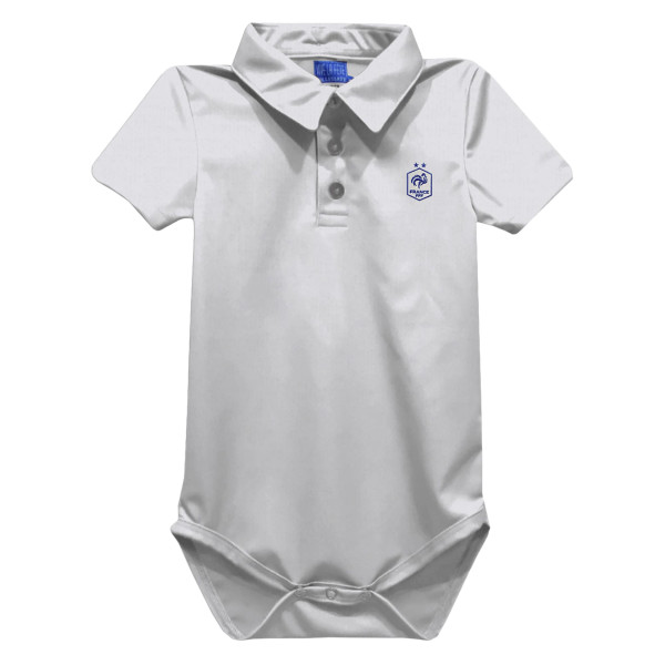 Детская France National Team Vive La Fete Polo Bodysuit - White