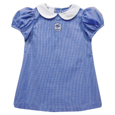 Детская France National Team Vive La Fete Girls Gingham Puffy A-Line Dress - Royal