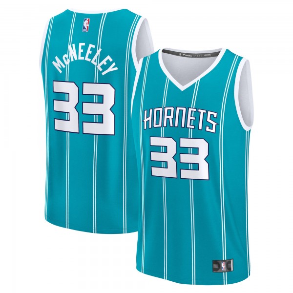Charlotte Hornets Liam McNeeley Fanatics Teal Fast Break Replica Jersey - Icon Edition