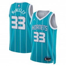 Джерси Unisex Charlotte Hornets Liam McNeeley Jordan Brand Teal Swingman - Icon Edition