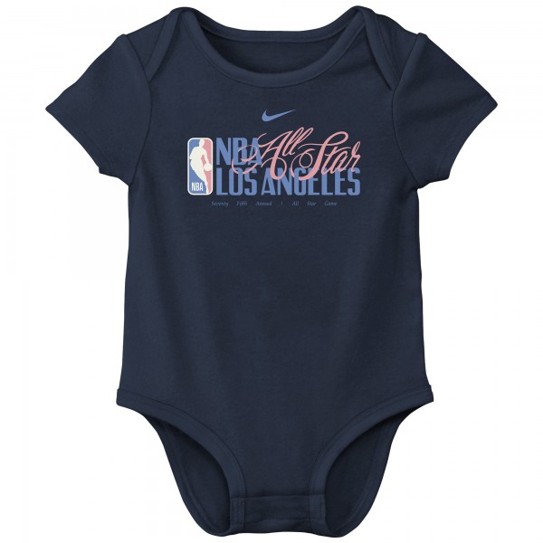 Малышам Nike Navy 2026 NBA All-Star Game Wordmark Bodysuit
