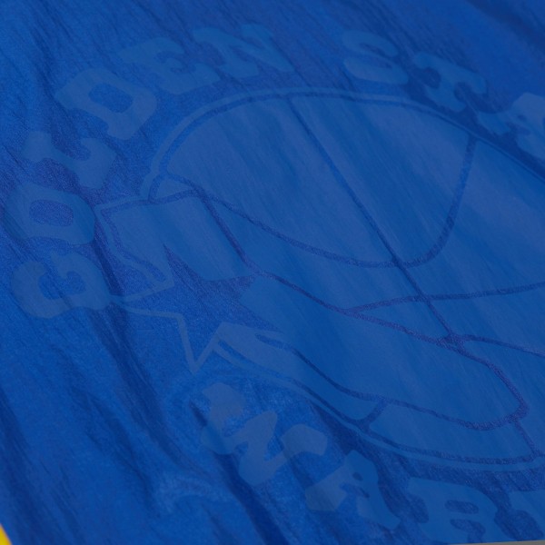 Golden State Warriors Mitchell & Ness Royal Playmaker Full-Zip Hooded Windbreaker Jacket