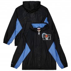 Cleveland Cavaliers Mitchell & Ness Black Playmaker Full-Zip Hooded Windbreaker Jacket