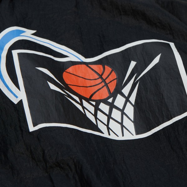 Cleveland Cavaliers Mitchell & Ness Black Playmaker Full-Zip Hooded Windbreaker Jacket