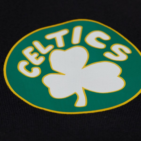 Unisex Boston Celtics Mitchell & Ness Black Vintage Heavyweight Hoodie