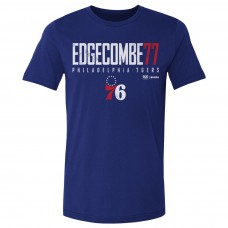 Philadelphia 76ers VJ Edgecombe 500 Level Royal Elite T-Shirt