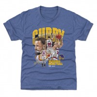 Подростковая Golden State Warriors Stephen Curry 500 Level Royal Collage T-Shirt