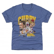 Подростковая Golden State Warriors Stephen Curry 500 Level Royal Collage T-Shirt