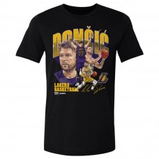 Футболка Los Angeles Lakers Luka Dončić 500 Level Black Collage
