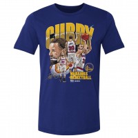 Golden State Warriors Stephen Curry 500 Level Royal Collage T-Shirt