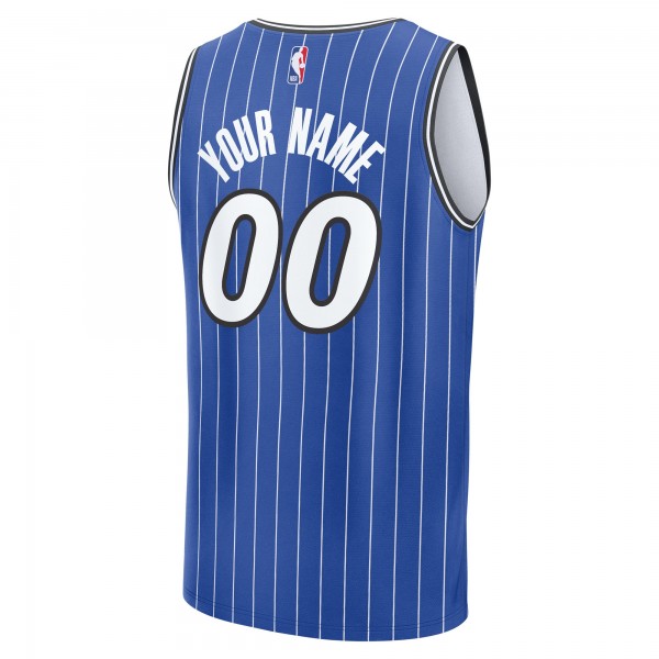 Именная игровая джерси Orlando Magic Fanatics Blue Fast Break Replica Custom - Icon Edition
