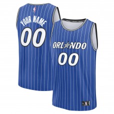 Именная игровая джерси Подростковая Orlando Magic Fanatics Blue Fast Break Replica Custom - Icon Edition