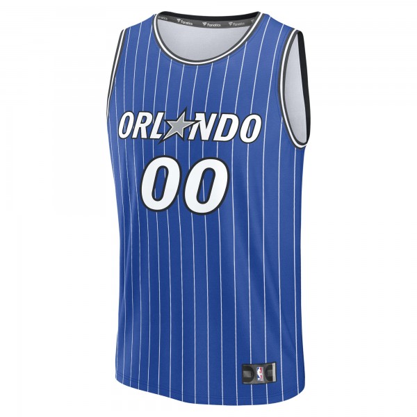 Именная игровая джерси Подростковая Orlando Magic Fanatics Blue Fast Break Replica Custom - Icon Edition
