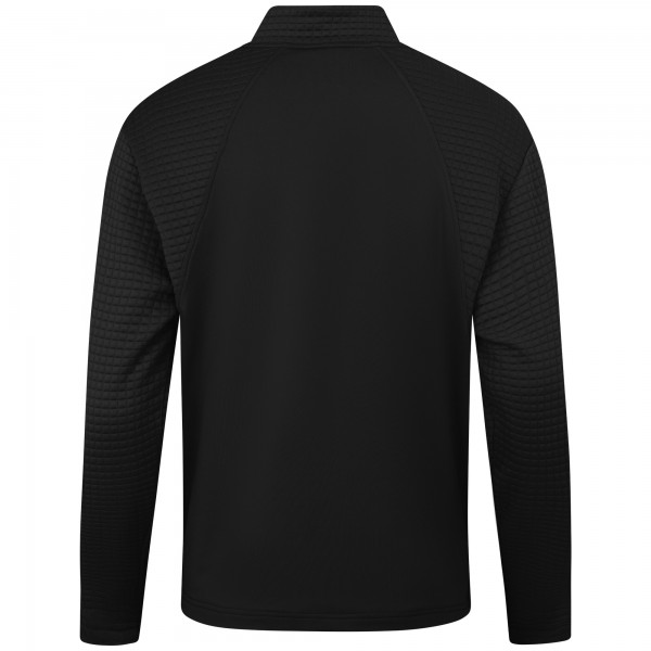 WoNew York Yankees Levelwear Black Tailgate Insignia 2.0 Quarter-Zip Top