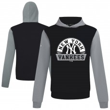 Толстовка New York Yankees Levelwear Black Throwback Ultimate Banner Arch