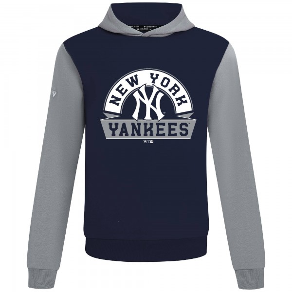 Толстовка New York Yankees Levelwear Navy Throwback Ultimate Banner Arch