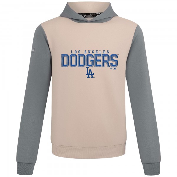 Los Angeles Dodgers Levelwear Sand Throwback Carve Ultimate Hoodie